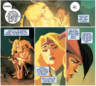 Illustration for article titled Weirdworld #4 tells a personal story of grief in a whimsical fantasy land